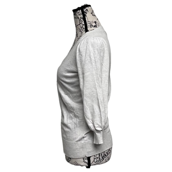 Y2k Vtg Beige Sweater Granola Soft Girl Preppy Coastal Beach M Nautical 2000s - Picture 3 of 8